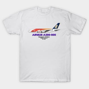 Airbus A380-800 - Singapore Airlines "SG50 Colours" T-Shirt